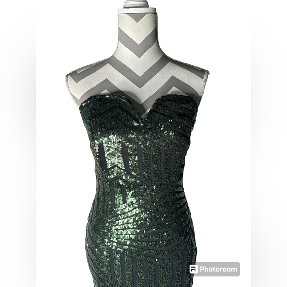 Homecoming Dress Green - Picture 2 of 5